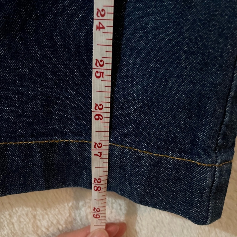 Y2K Levi’s denim skirt, size 5, midi-length circa 2001 - Picture 3 of 4